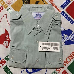 DSCP Green Garrison Short Sleeve Shirt Size:16 8405-01-374-8892 - Picture 1 of 6