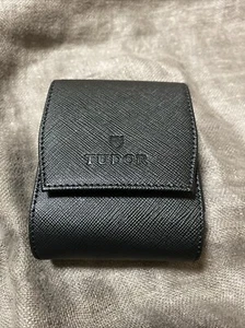 TUDOR Watch Leather Black Pouch / Case - Picture 1 of 12
