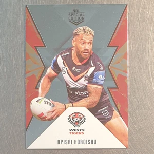 2025 NRL Best & Less Wests Tigers Api Koroisau Silver Card SP17 - Picture 1 of 2