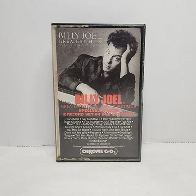 Vtg 1985 BILLY JOEL "Greatest Hits Volume 1 and Volume 2" Cassette Tape Foto 1 de 4