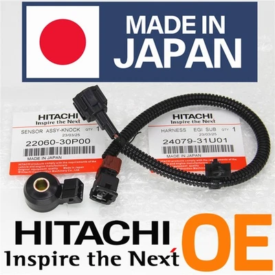 2407931U01 & 22060-30P00 Knock Sensor With Wire for Nissan Maxima 300SX 240SX Foto 1 de 4