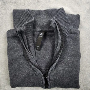 Glyder Herren L Half-Zip Sweater dunkelgrau Pulli leicht sportlich fit - Bild 1 von 9