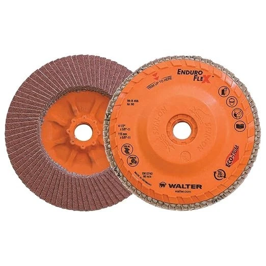 Walter 06-B456 4.5x5/8-11 Enduro Flex Spin On Flap Disc 60 Grit, 10/ea,FREE SHIP - Image 1 of 1
