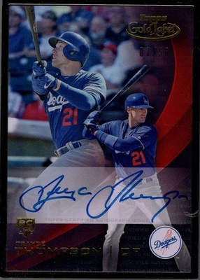 2016 Topps Gold Label Framed Auto Black Frame GLFATTO Trayce Thompson Auto /50 - Image 1 of 2