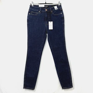 Judy Blue Jeans Women Sz 7 Mid Rise Tummy Control Skinny Dark Wash Stretch Denim - Picture 1 of 8