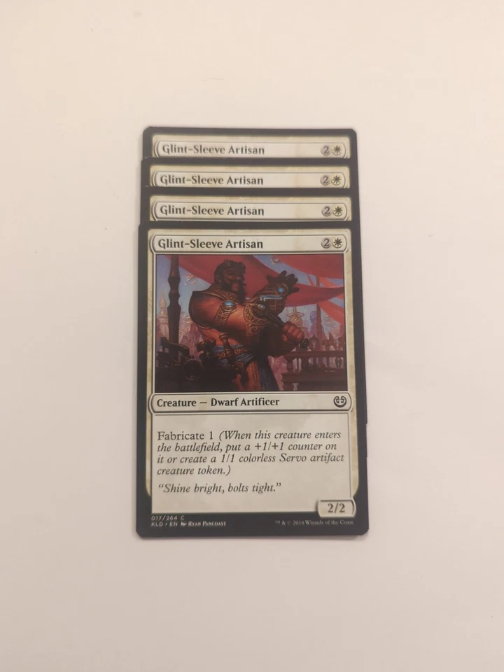 (4) Glint-Sleeve Artisan *PLAYSET* Kaladesh Regular NM MTG - Image 1 of 1