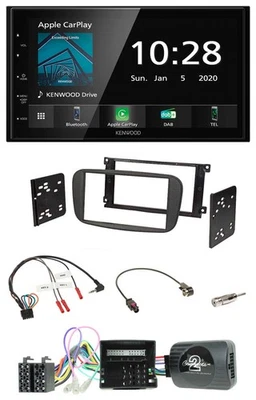 Kenwood Bluetooth Lenkrad DAB USB 2DIN Autoradio für Ford Focus C-Max Galaxy ab - Bild 1 von 4