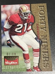 Deion Sanders 1995 Skybox #120 - 49ers HOF - Picture 1 of 2