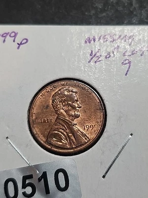 1999 Lincoln Cent Coin Error - Image 1 of 3