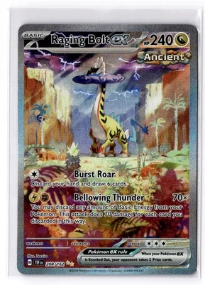 Raging Bolt ex Special Illustration Rare SV05: Temporal Forces 208/162 NM - Image 1 of 2