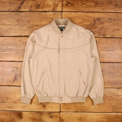 Vintage Haband Windbreaker Jacket M Bomber Beige - Image 1 of 4