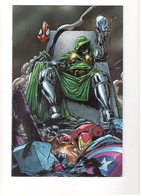 Marvel Super Heroes Secret Wars #1 Reprint 2024 MegaCon Virgin Variant Dr. Doom - Image 1 of 2