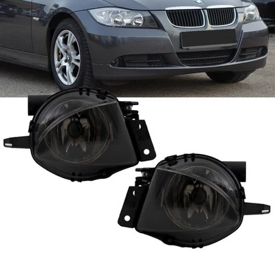Nebelscheinwerfer SET Nebellampen Smoke passt für BMW 3er E90 E91 ab 2005-2008 - Bild 1 von 4