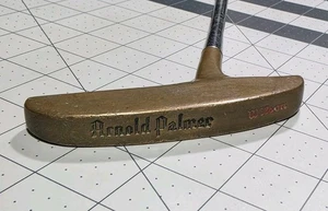 Vtg Wilson Arnold Palmer Putter, Classic 2-Way Brass Blade, 35" Steel Shaft - Picture 1 of 14