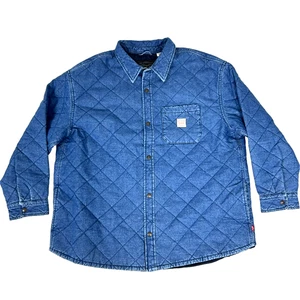 Levi's Herren Stepp Jeans Western Jacke Gr. XXL Blau Langarm Neu mit Etikett J7 - Bild 1 von 9