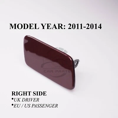 Lado Derecho Lavafaros Funda para VW Passat B7 3C 2011-2014 Ópera Rojo LQ3Z - Imagen 1 de 4