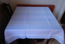 Vintage Afternoon Tea Linen Tablecloth, Multi Colour Woven Checks, As Seen