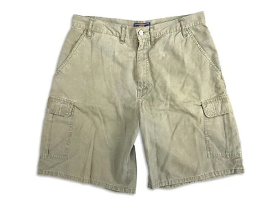 Pantalones Cortos De Colección Route 66 Para Hombre 34 Verde Informal Bolsillos de Carga Aire Libre Senderismo Foto 1 de 4