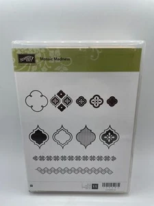 Stampin Up Mosaic Madness Set Of 11 Borders Shapes New - Picture 1 of 2