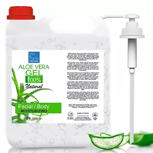 Aloe-Vera-Gel 1000 Ml Aus Bio-Pflanzen Der Kanarischen Inseln, Skincare Babys Un - Bild 1 von 12