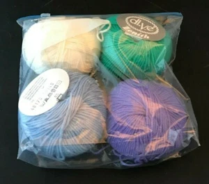 Dive Zenith Yarn Set Of 4 100% Extra Fine Merino Wool - Picture 1 of 1