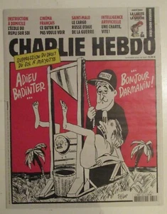 CHARLIE HEBDO N° 1647 of FEBRIBER 2024 MAYOTTE GOODBYE BADINTER BONJOUR DARMANIN! - Picture 1 of 1