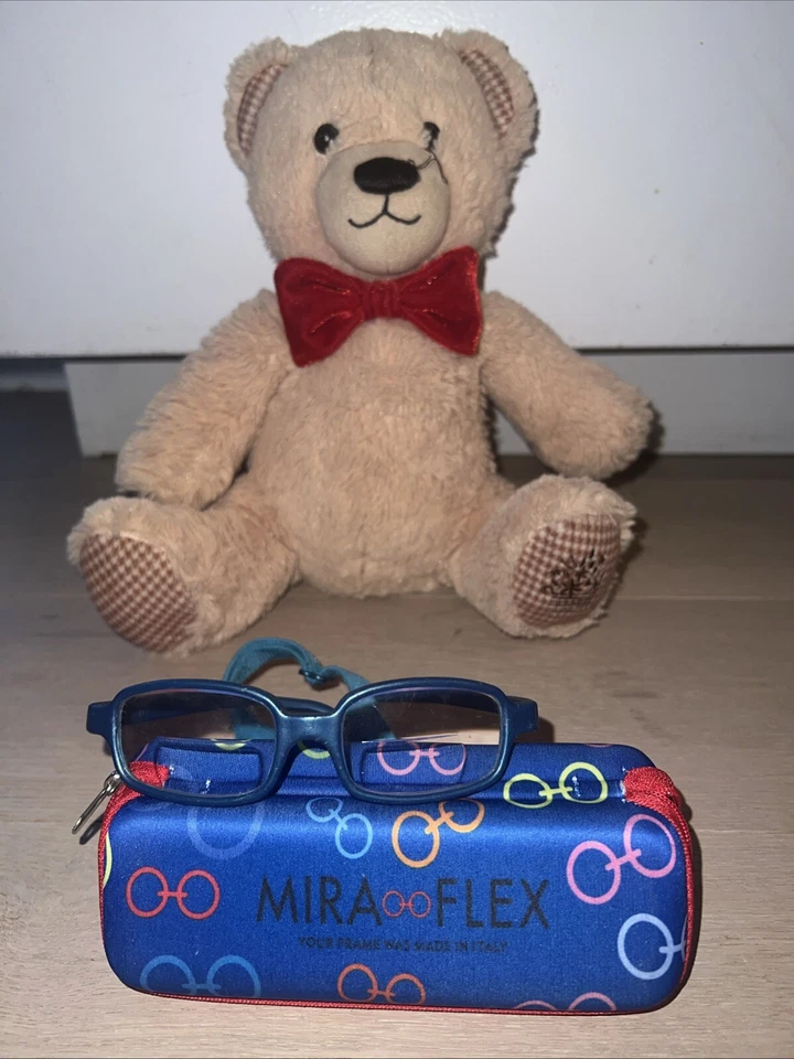 Miraflex New Baby Kids Eyeglass Frames Blue - Image 1 of 1