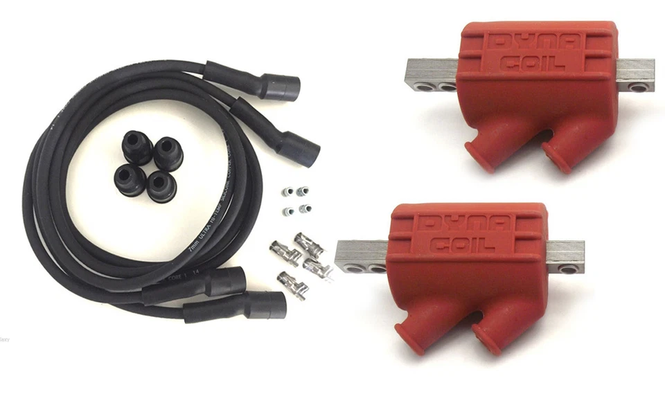 Bobinas de ignição Dyna 1,5 ohm saída DC2-1 fios DW-200 BMW R80 R90 R100 - Imagem 1 de 1