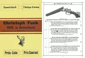 Christoph Funk c1913 Gun & Accessory Catalog, Suhl Germany - Bild 1 von 1