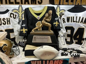 Ricky Williams Autogramm Heisman Football, Saints, Dolphins, Ravens, Texas - Bild 1 von 6