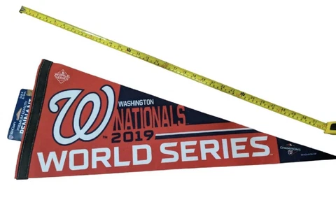 2019 WASHINGTON NATIONALS WORLD SERIES CHAMPIONS PENNANT RENDON SOTO RARE Cover