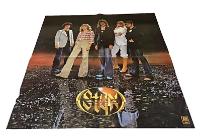 Vintage Styx "The Grand Illusion" Original LP Poster Replacement Poster No Vinyl - Image 1 of 4