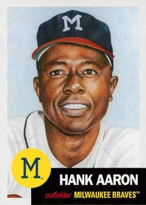 2018 Topps Living Set #46 Hank Aaron BRAVES - Image 1 of 2
