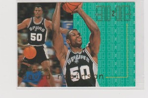 1995-96   FLEER  DAVID  ROBINSON   END  2  END