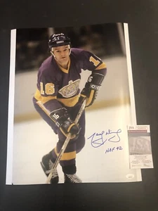 JSA MARCEL DIONNE Autographed 16x20 Los Angles Kings Photo w/HOF 92 Signed 314 - Picture 1 of 2