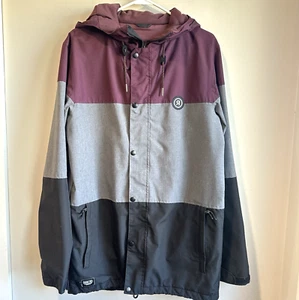 RIDE Snowboards Herren HAWTHORNE Schneejacke - weinrot/grau/schwarz Größe Medium - Bild 1 von 10
