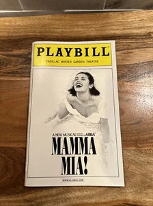November 2006 - The Cadillac Winter Garden Theatre Playbill - Mamma Mia Playbill - Picture 1 of 12
