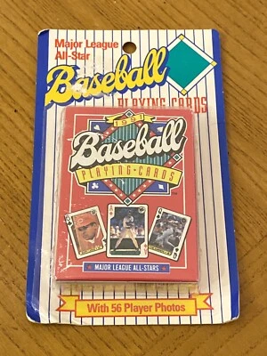 1991 Major League All-Stars Baseball Playing Cards Sealed New 56 Player Photos - Image 1 of 4
