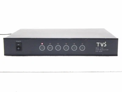 TVS Real Time High Resolution B/W Quad CCTV Video Processor AS-IS - Image 1 of 2