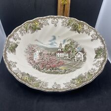 Johnson Brothers The Friendly Village Oval Vegetable Village Green 9 1/8"