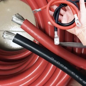 Heatproof Silicone Soft Wires 2AWG 35mm Gauge AWG DIY Terminal Cables 50cm 100cm - Picture 1 of 15