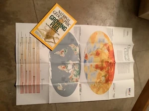 2 pc lot  National Geographic 2007 Climate change poster plus mag Growing Fuel - Bild 1 von 6