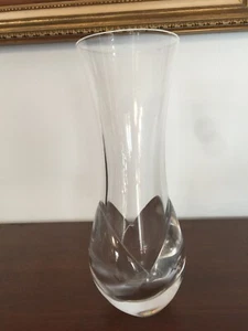 VASO CRISTALLO DAUM FRANCE MARCHIO INCISO H. CM 27 D. 11 GRAMMI 1707 - Imagen 1 de 8
