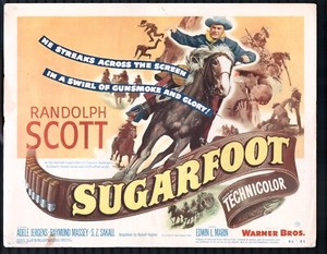 Sugarfoot 11"x14" Lobby Card Randolph Scott Western