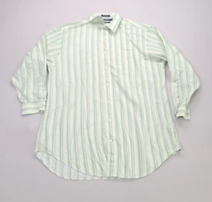 Daniel Cremieux Shirt Mens 17 Green Button Up Long Sleeve Comfort Men - Picture 1 of 6