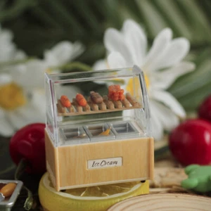 1SET Dollhouse Miniature 1:24 Scale Barbecue Cabinet Food Set Plastic Accessory - Picture 1 of 9