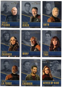 STAR TREK PICARD SEASONS 2 AND 3 THEN & NOW COMPLETE INSERT SET TN1-TN16 (16) - Picture 1 of 4