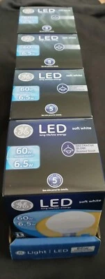 Box of 4 GE Globe LED DIMMABLE g25 vanity & pendant Light Bulbs 37945 - Image 1 of 4