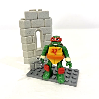 FIGURA MEGA BLOKS TMNT RAPH CON SAI DE 2015 PIZZA SPEEDSTER JUEGO DE CONSTRUCCIÓN DPF60 Foto 1 de 4