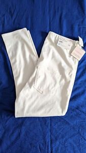 NWT Uniqlo Maternity Sz XL Leggings Off White Cropped Stretch Jeans Pant 32"-46"